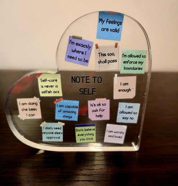 Note To Self Motivational Decor